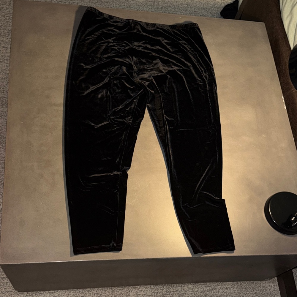 Eileen Fisher Black Velvet Pants
